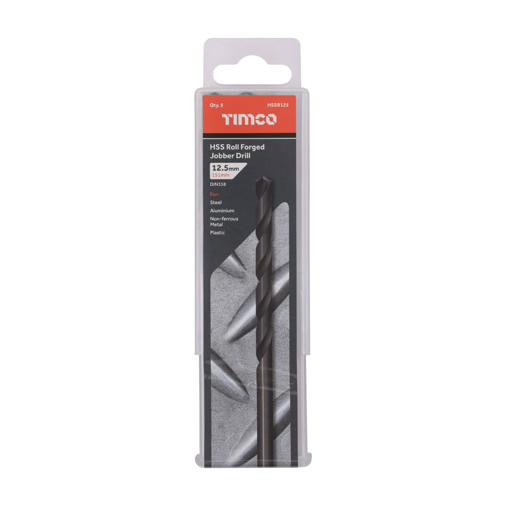 Roll Forged Jobber Drills - HSS | 12.5mm additional image 2