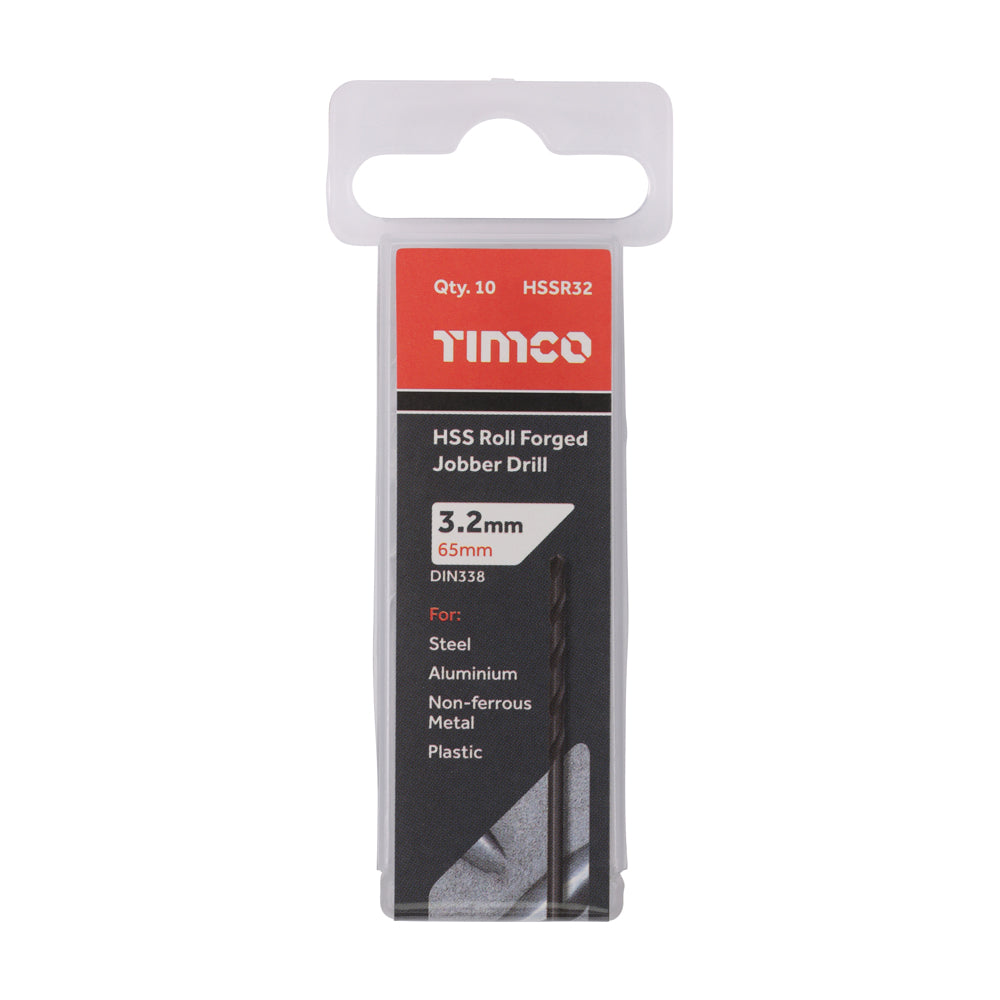 Roll Forged Jobber Drills - HSS | 3.2mm additional image 2
