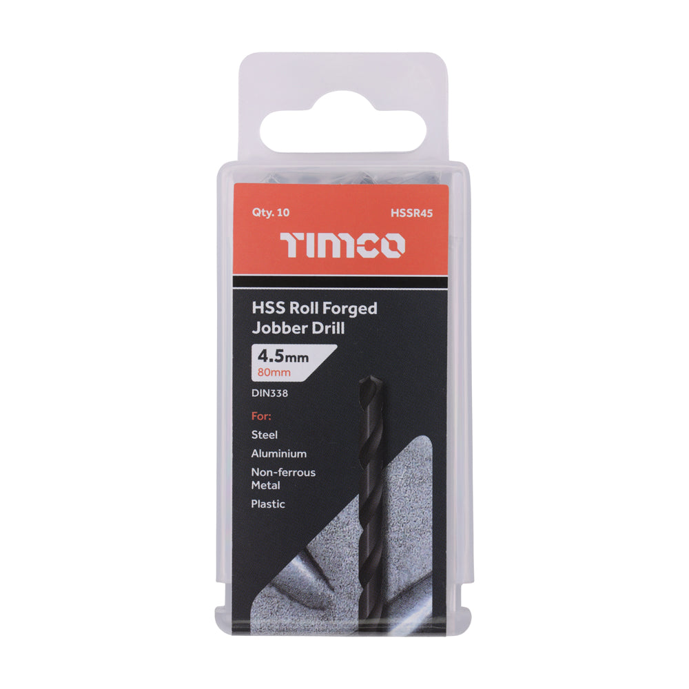 Roll Forged Jobber Drills - HSS | 4.5mm additional image 2