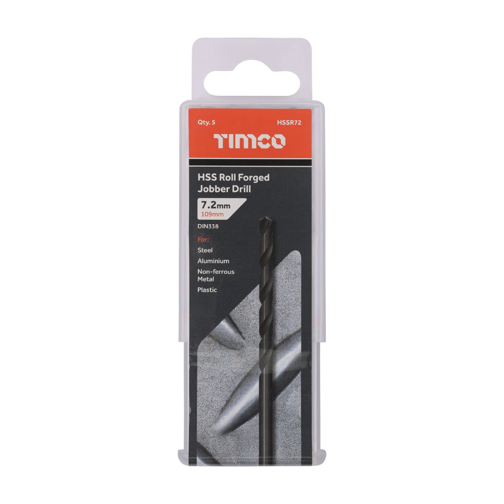 Roll Forged Jobber Drills - HSS | 7.2mm additional image 2