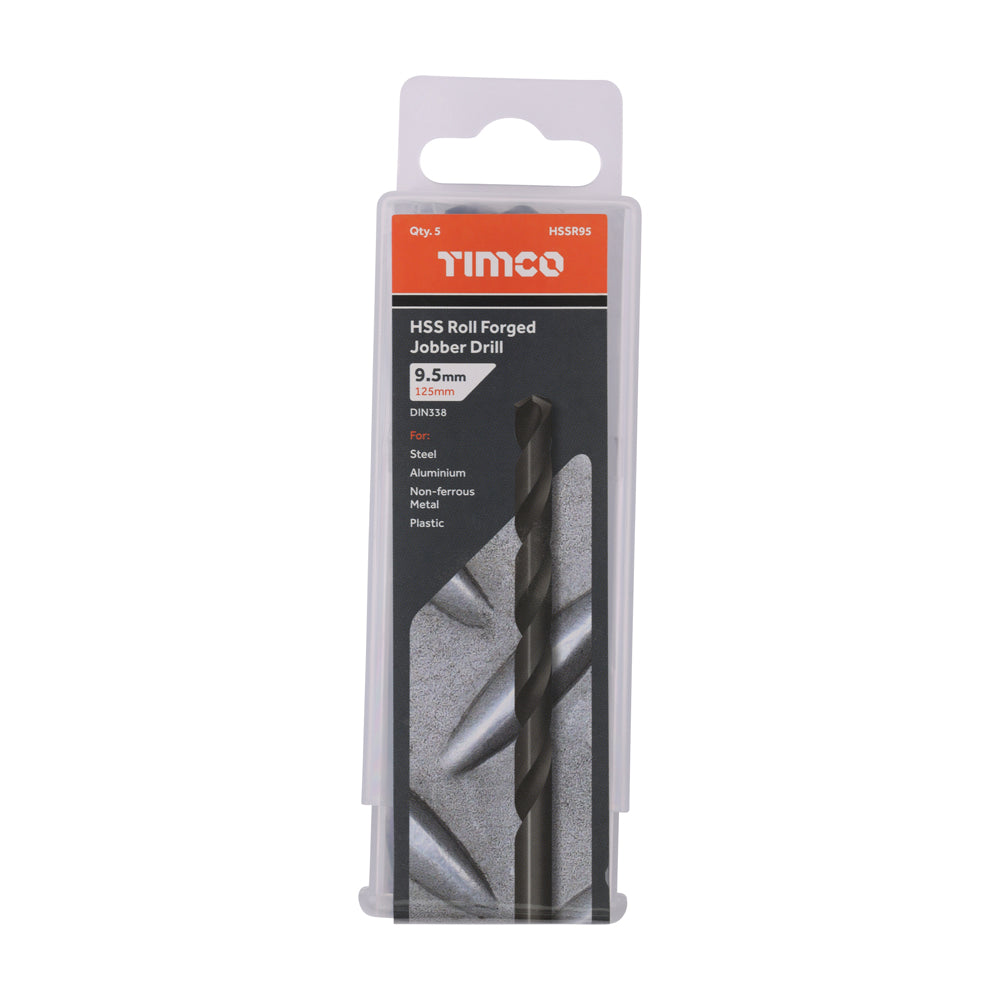 Roll Forged Jobber Drills - HSS | 9.5mm additional image 2