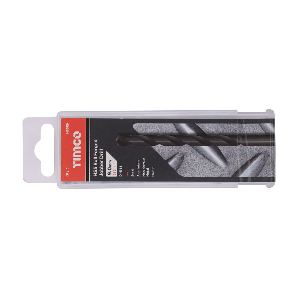 Roll Forged Jobber Drills - HSS | 9.0mm | Tub additional image 2