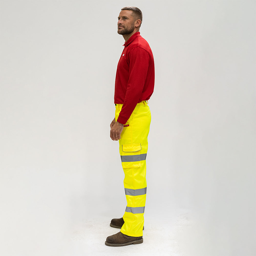 Hi-Visibility Executive Trousers - Yellow | XX Large additional image 2
