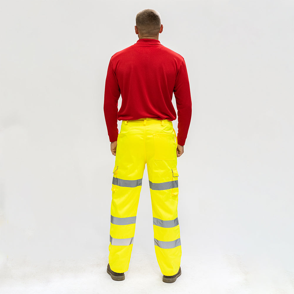 Hi-Visibility Executive Trousers - Yellow | XX Large additional image 3