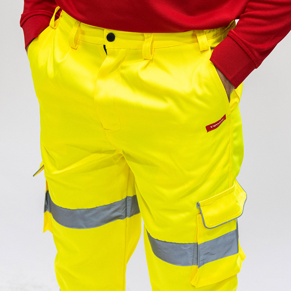 Hi-Visibility Executive Trousers - Yellow | XX Large additional image 4