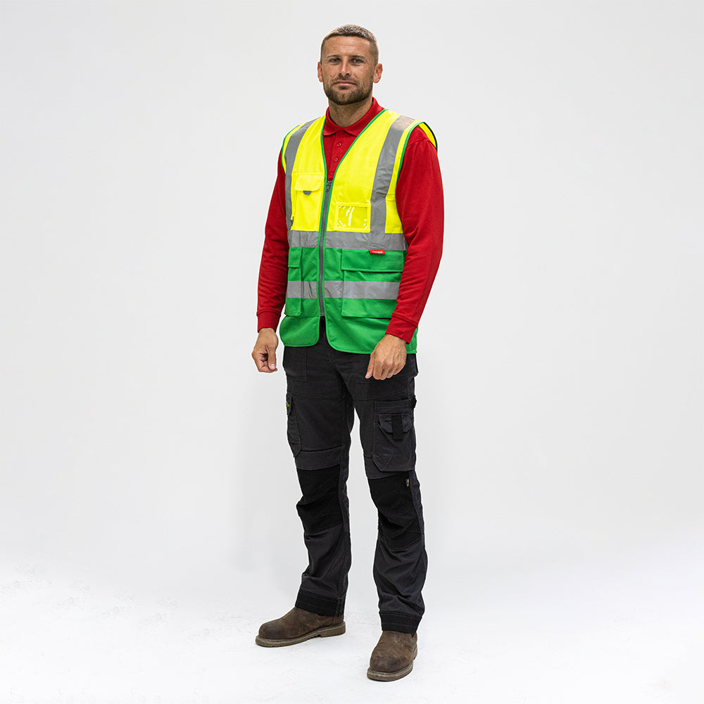 Hi-Visibility Executive Vest - Yellow & Green | XXX Large product image