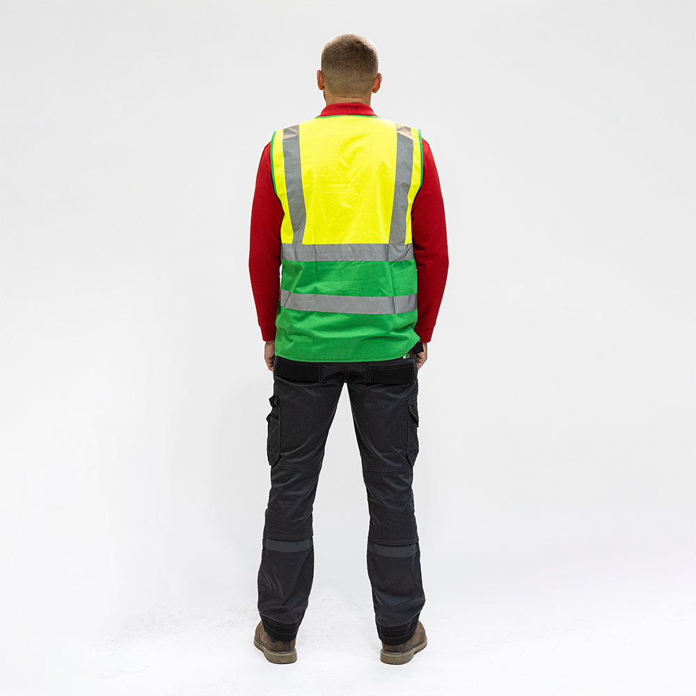 Hi-Visibility Executive Vest - Yellow & Green | XXX Large additional image 3