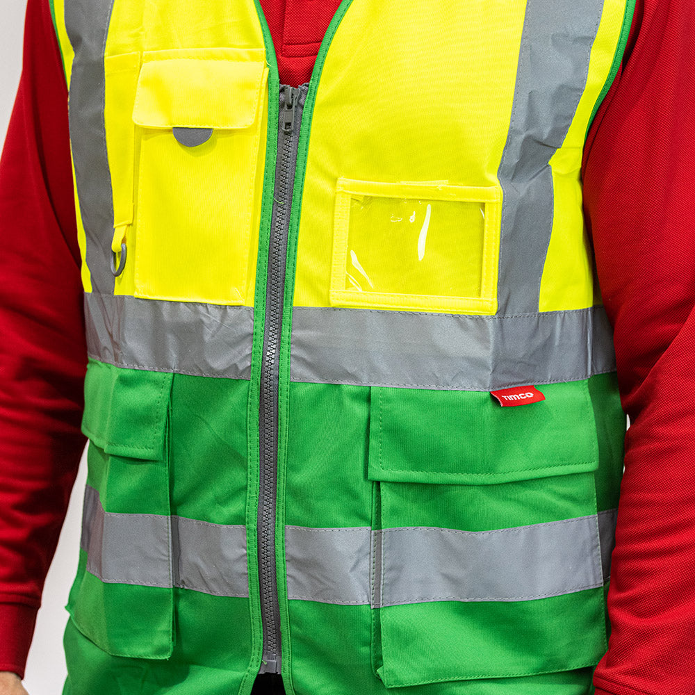 Hi-Visibility Executive Vest - Yellow & Green | Medium additional image 4