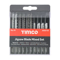 Mixed Jigsaw Set - Wood & Metal Cutting - High Carbon Steel & HSS Blades | Case | Pack of 20 product image
