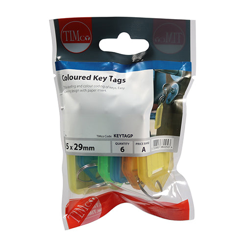 Coloured Key Tags | Mixed Colours additional image 2