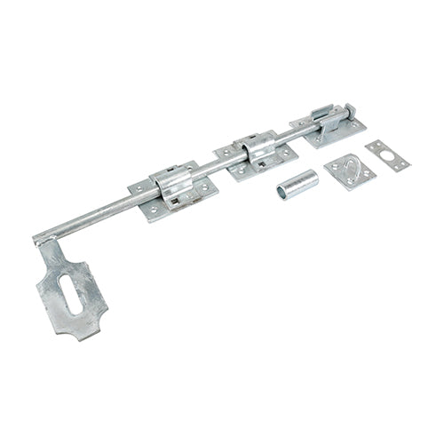 Heavy Locking Drop Down Bolt - Hot Dipped Galvanised | 18" | Bag | 1 Each | LDDB18GB product image