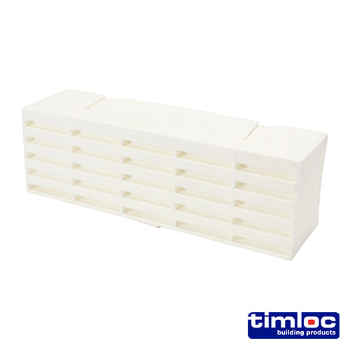 Timloc Airbrick - Plastic - White - 1201ABWH | 215 x 69 x 60 product image