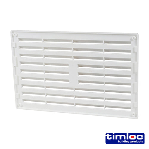 Timloc Internal Plastic Louvre Grille Vent - White - 1211W | 260 x 170 additional image 2