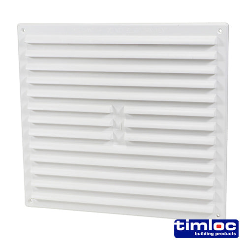Timloc Internal Plastic Louvre Grille Vent - White - 1212W | 260 x 235 product image