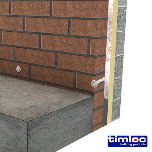 Timloc Cavity Wall Drill Vent - Buff - DV2 | 80mm additional image 2