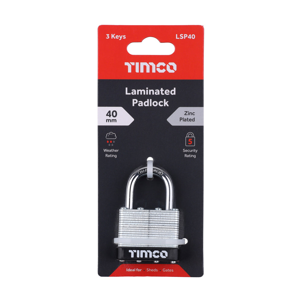 Laminated Padlock | 40mm additional image 2