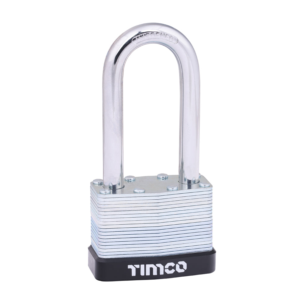 Laminated Padlock Long Shackle | 50mm product image
