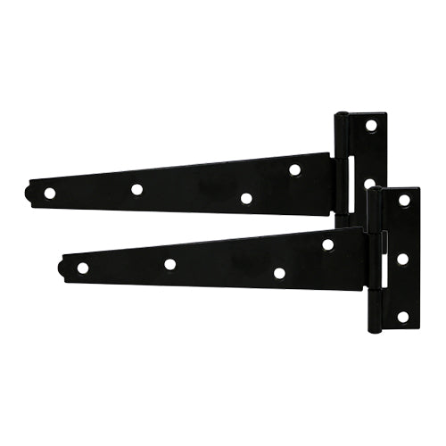 Pair of Light Tee Hinges - Black | 4" | Bag product image