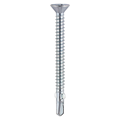 Metal Construction Timber to Light Section Screws - Countersunk - Wing-Tip - Self-Drilling - Zinc | 5.5 x 65 product image