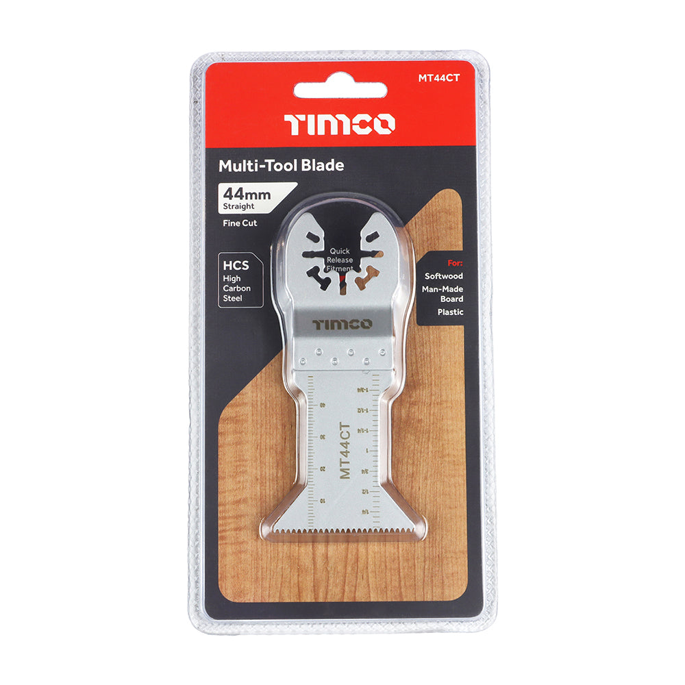 Multi-Tool Blades - Straight Coarse - For Wood | 44mm additional image 2