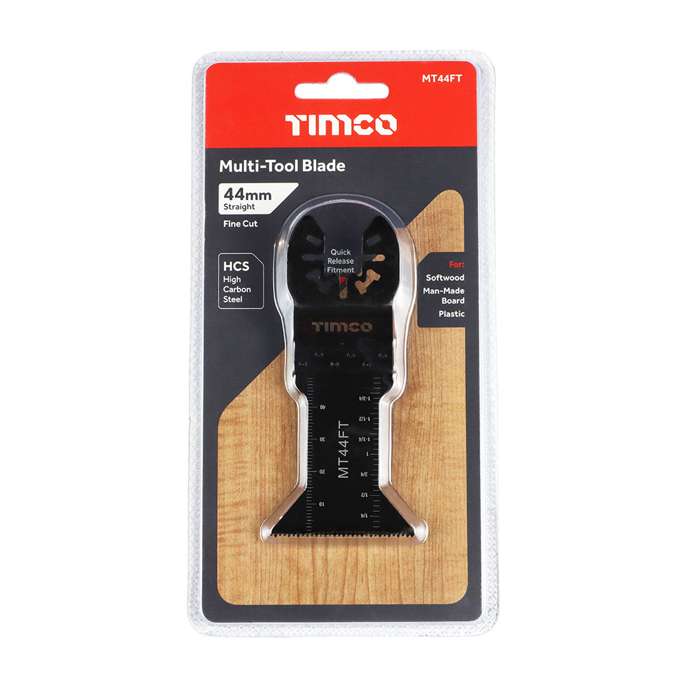 Multi-Tool Blades - Straight Fine - For Wood | 44mm additional image 2