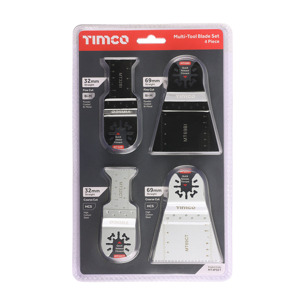 Multi-Tool Blade Sets - 4 Piece Set | Mixed additional image 2