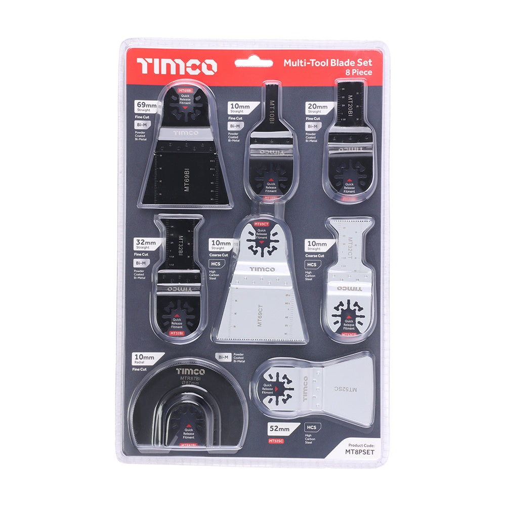 Multi-Tool Blade Sets - 8 Piece Set | Mixed additional image 2