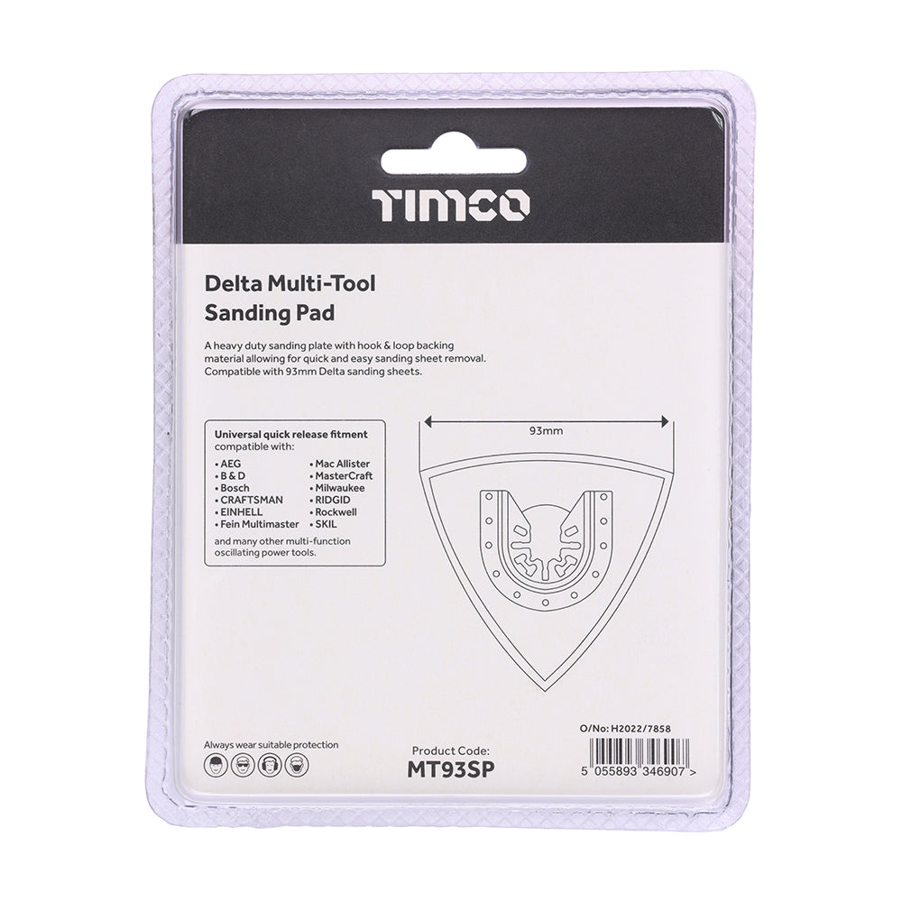 Multi-Tool Delta Sanding Pad | 93mm additional image 3