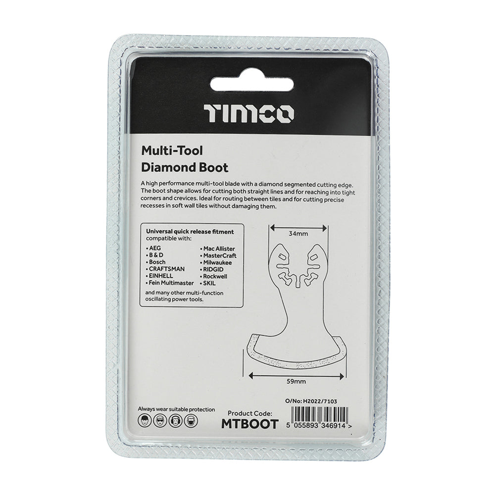 Multi-Tool Boot Blade - Diamond Boot | 59mm additional image 3