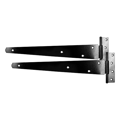 Pair of Medium Tee Hinges - Black | 12" | Bag | 1 Pairs | MTH12BB product image
