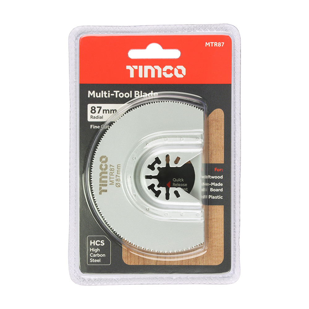 Multi-Tool Blade - Radial - For Wood | Dia. 87mm additional image 2