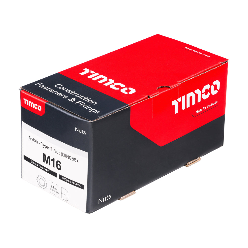 Nylon Nuts - Type T - Zinc | M16 additional image 2