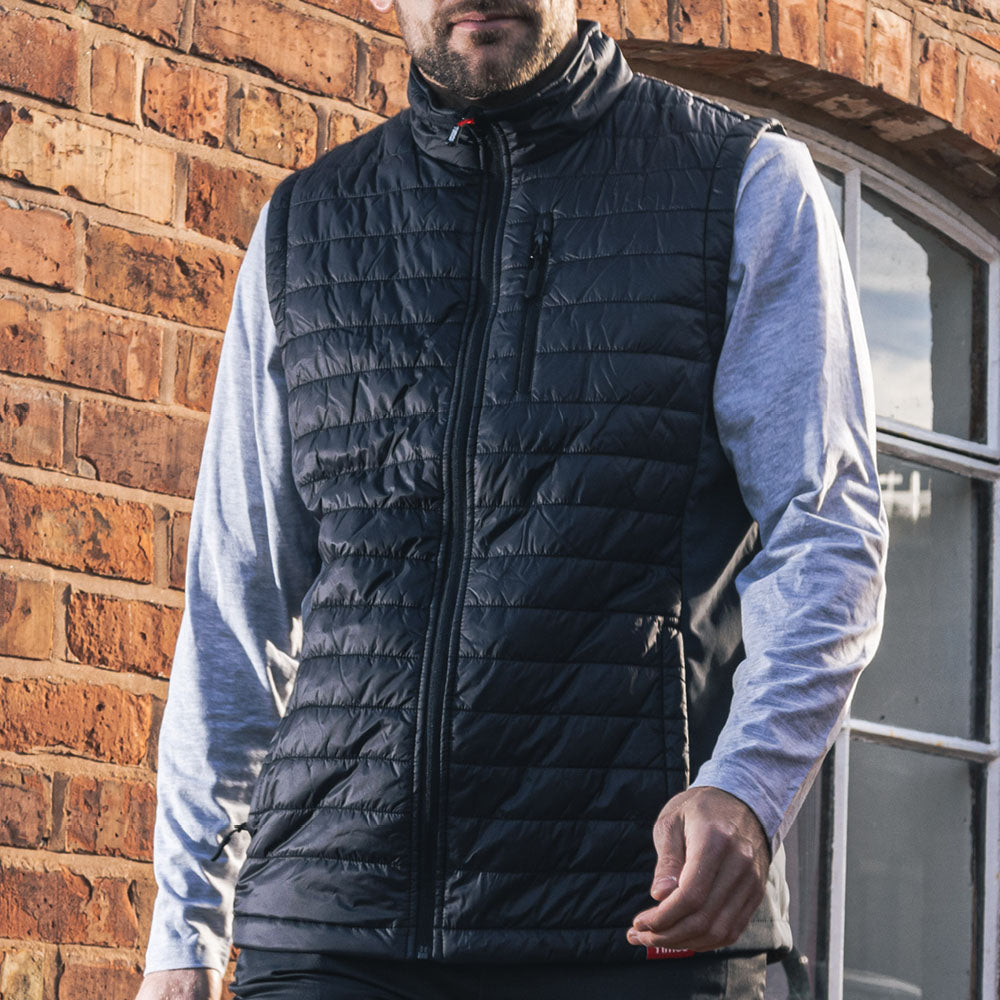 Padded Bodywarmer - Grey/Black | Large additional image 4