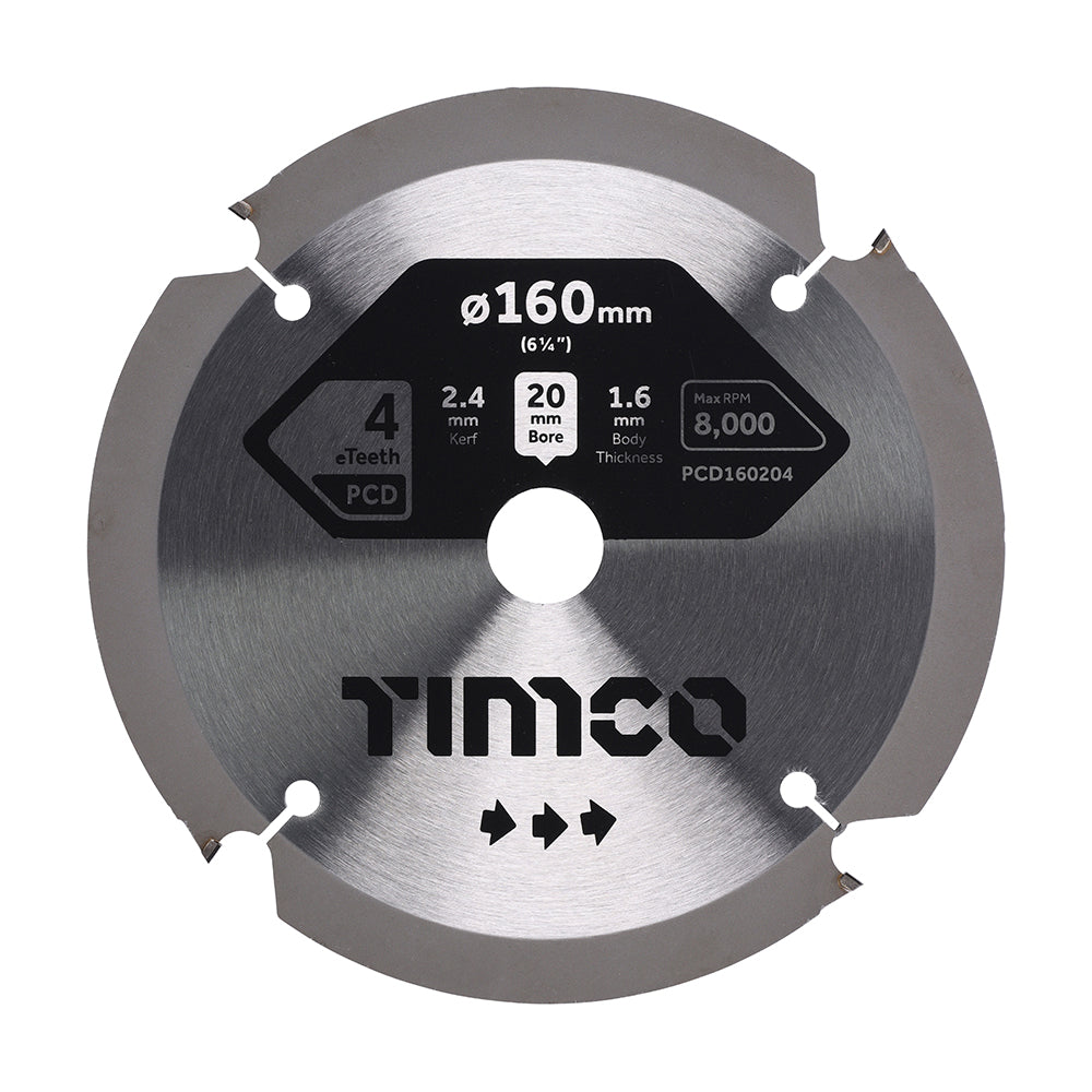 PCD Fibre Cement Saw Blade | 160 x 20 x 4T product image