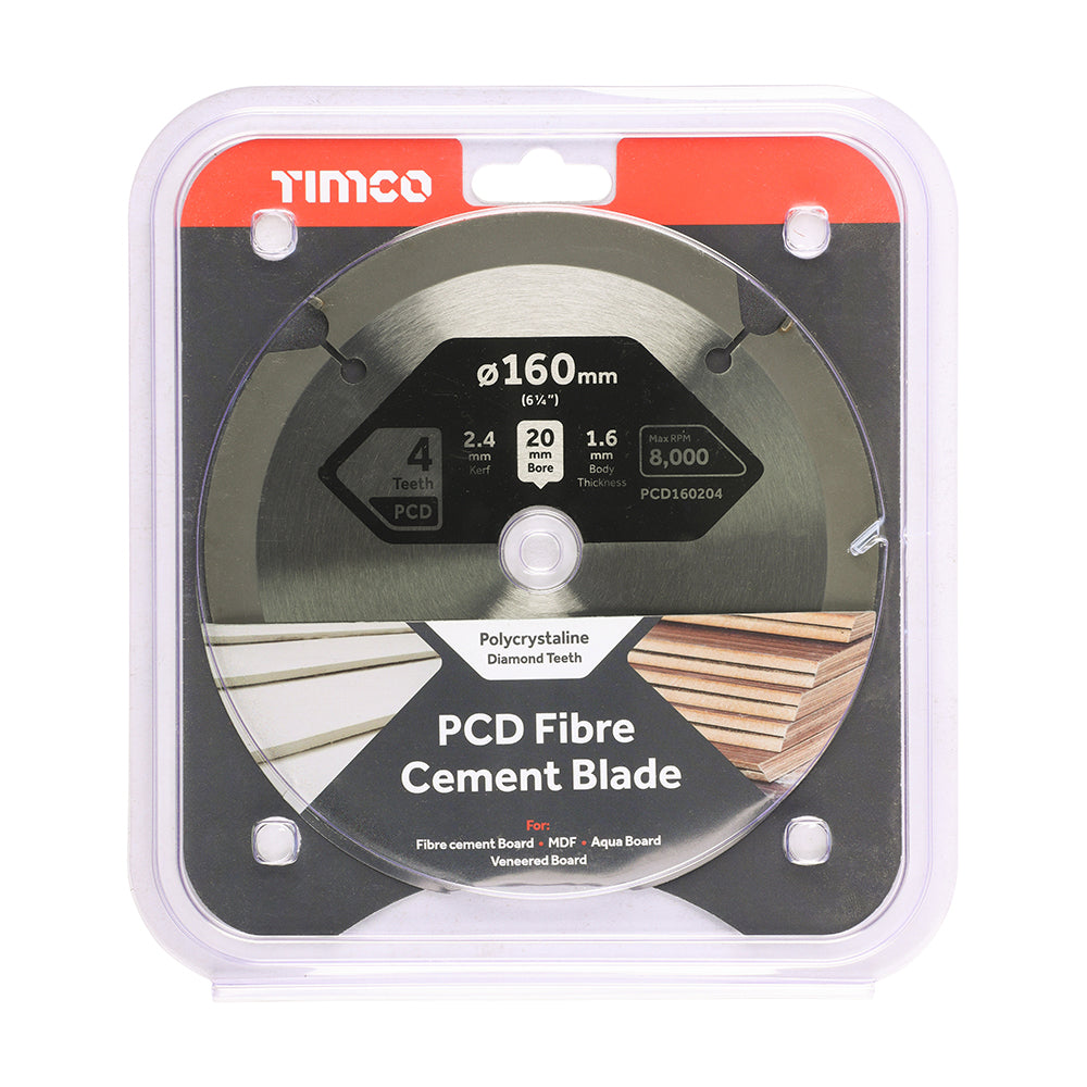 PCD Fibre Cement Saw Blade | 160 x 20 x 4T additional image 2