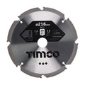 PCD Fibre Cement Saw Blade | 216 x 30 x 8T product image