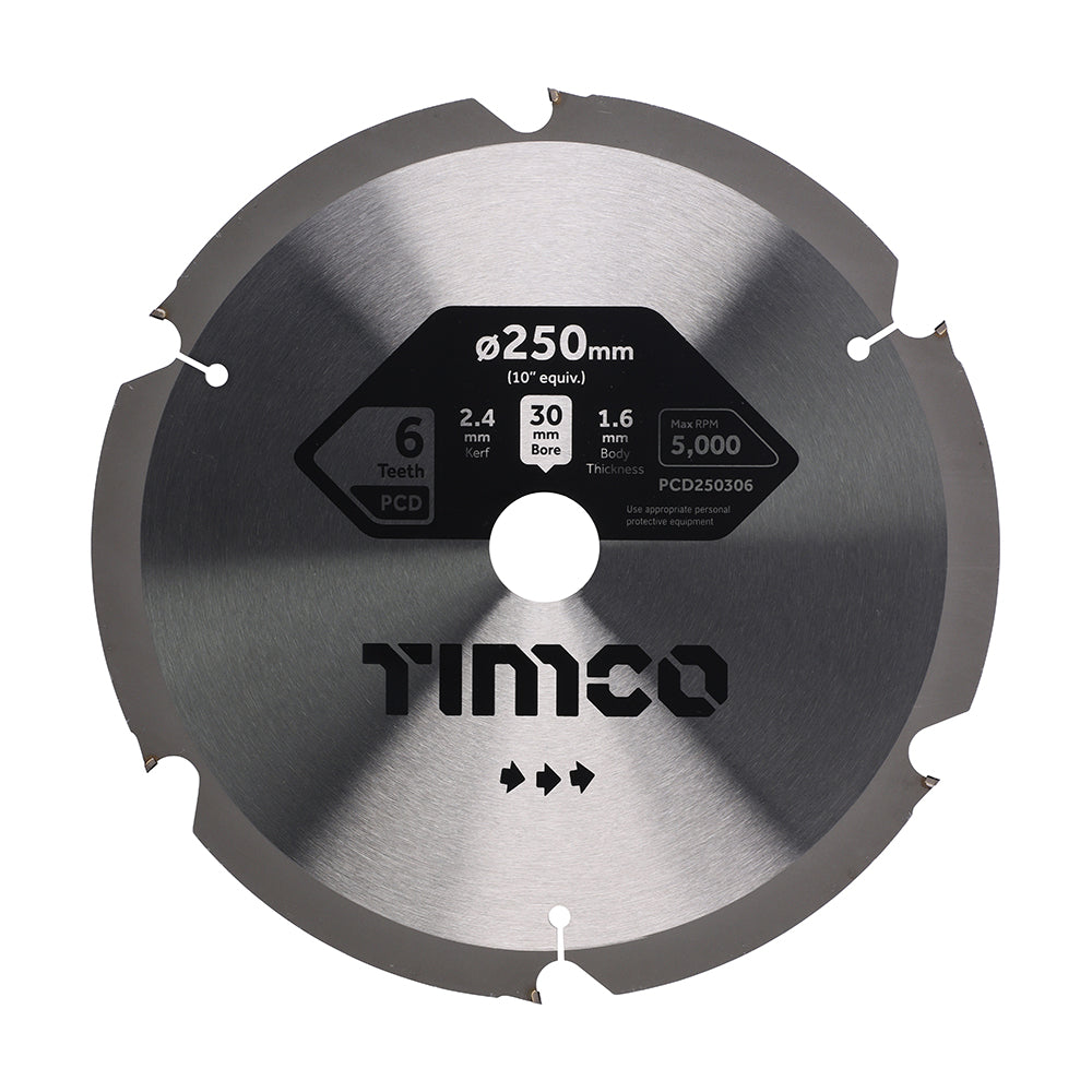 PCD Fibre Cement Saw Blade | 250 x 30 x 6T product image