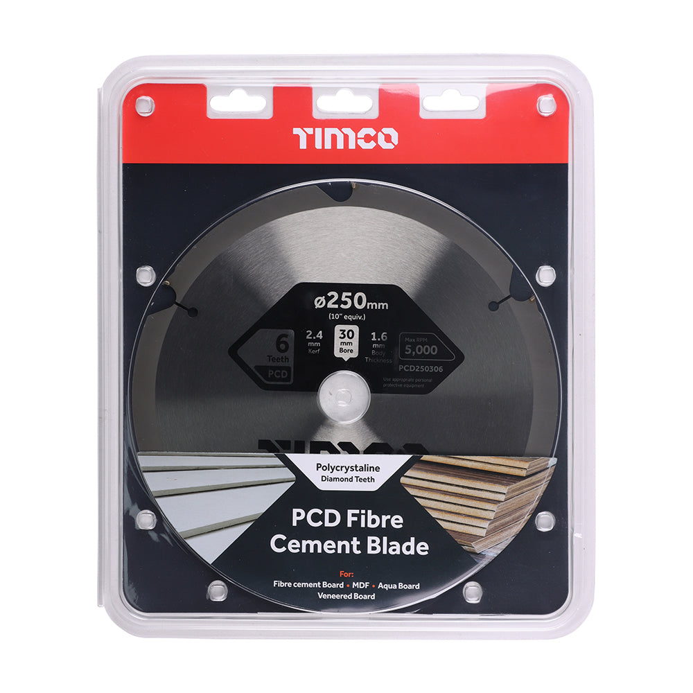 PCD Fibre Cement Saw Blade | 250 x 30 x 6T additional image 2