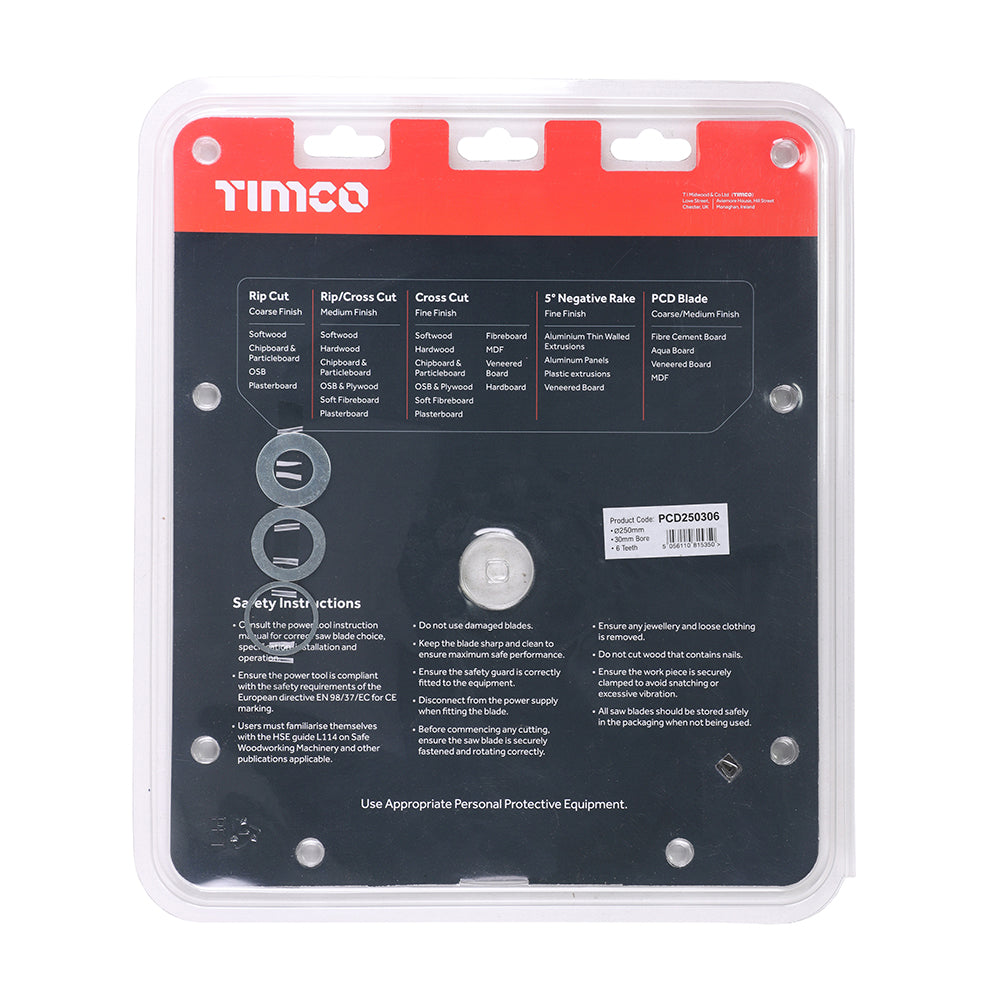PCD Fibre Cement Saw Blade | 250 x 30 x 6T additional image 3