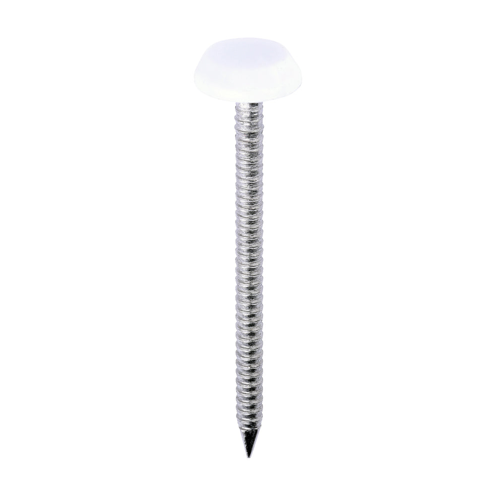Polymer Headed Nails - A4 Stainless Steel - White | 50mm product image