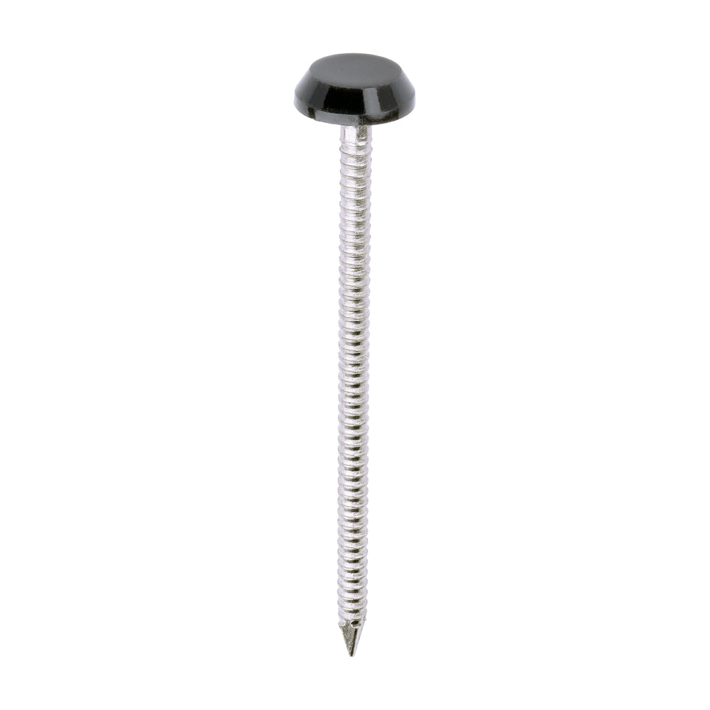 Polymer Headed Nails - A4 Stainless Steel - Anthracite Grey | 65mm product image