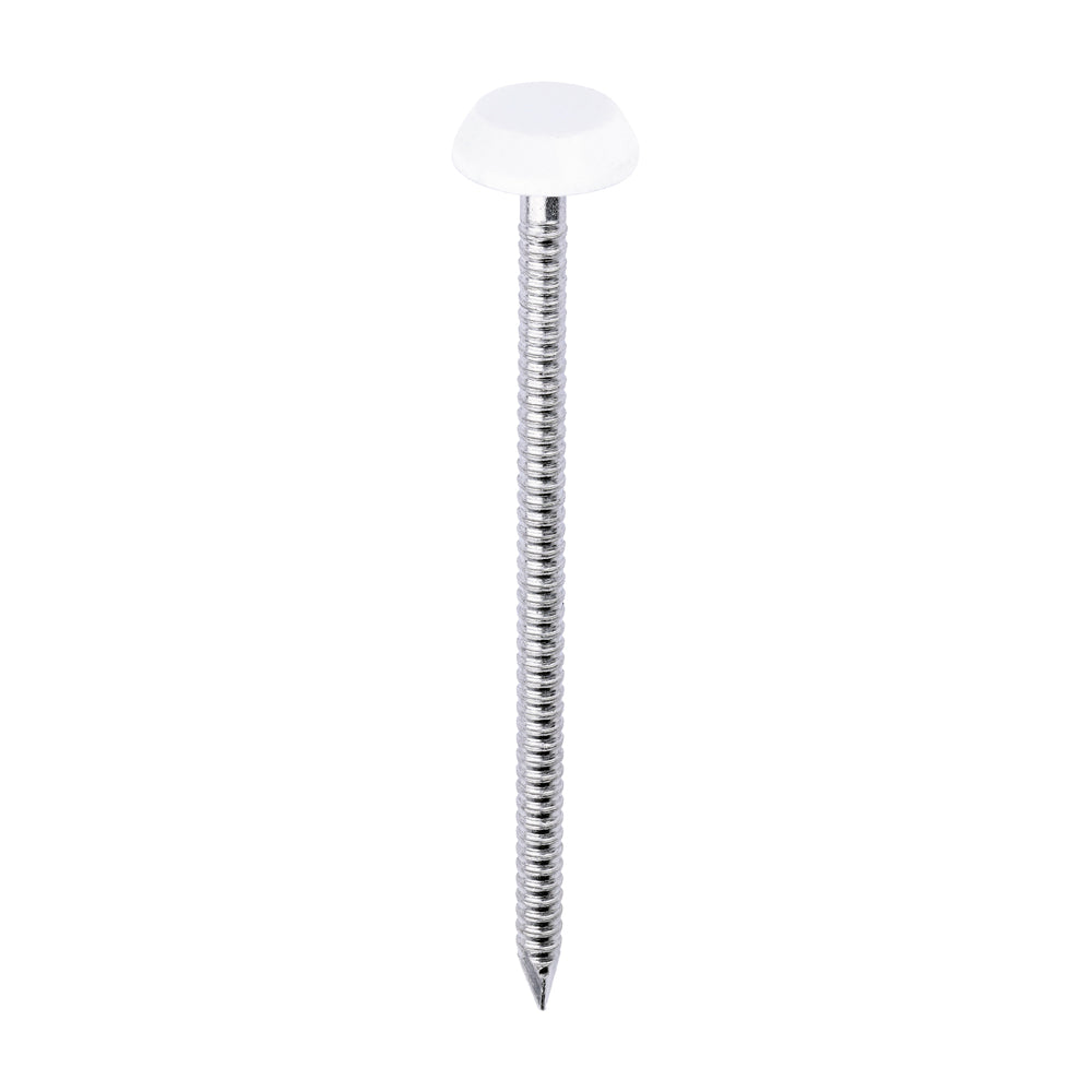 Polymer Headed Nails - A4 Stainless Steel - White | 65mm product image