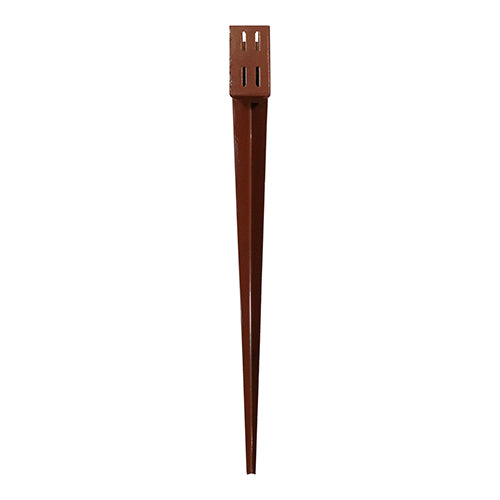 Drive in Post Spike - Quick Fit - Oxide Red | 75 x 750mm product image