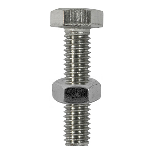 Set Screws & Hex Nuts - Stainless Steel | M10 x 30 product image