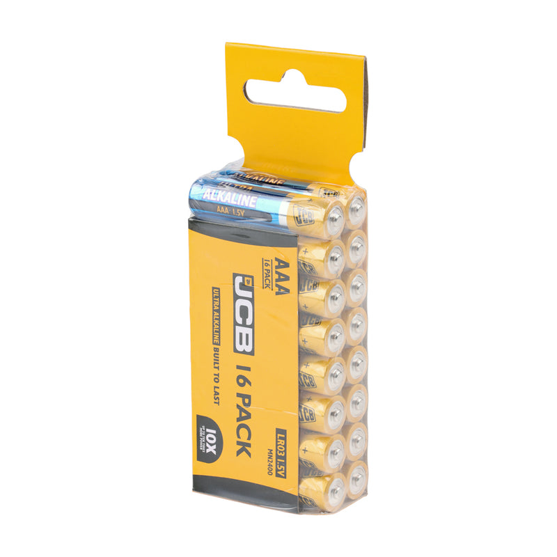 JCB Ultra Alkaline Batteries Trade Pack | AAA product image
