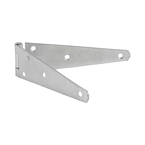 Pair of Medium Strap Tee Hinges - Zinc | 8" product image