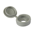 Hinged Screw Caps - Small - Light Grey | To fit 3.0 to 4.5 Screw product image
