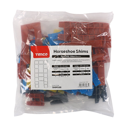 Assorted Horseshoe Shims | 1.0, 3.0, 5.0, 6.0mm additional image 2
