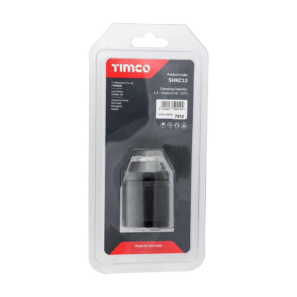 Single Handed Keyless Chuck | 1/2" additional image 3
