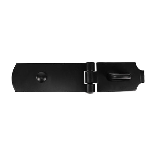Swivel Pattern Hasp & Staple - Heavy Duty - Black | 8" | Bag | 1 Each | SHS8BB additional image 2